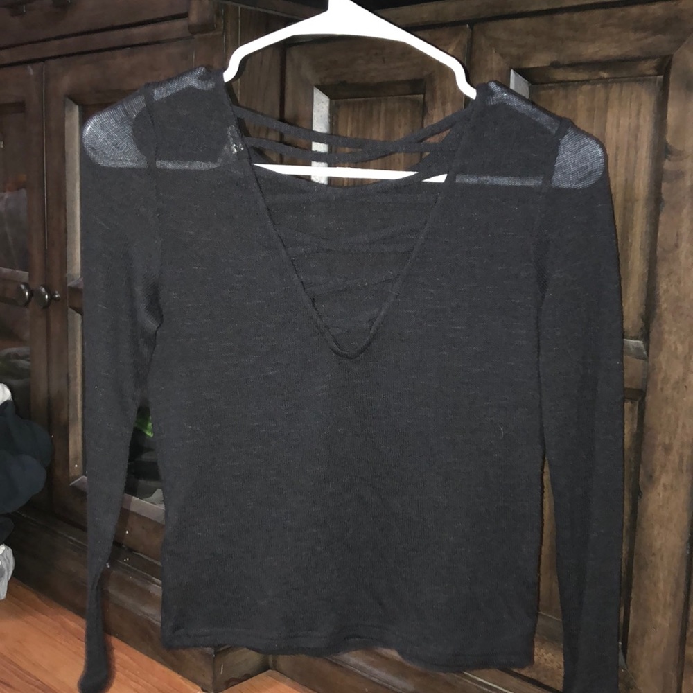 Long sleeve black shirt